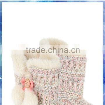 Neon Textured Kintted Winter Boot,boots for Women,italian Boots photo-2