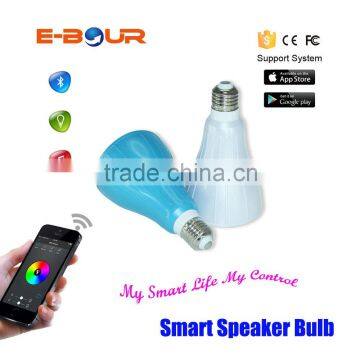 APP Control Bluetooth LED Bulb Speaker