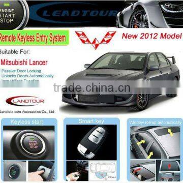 Keyless Entry System Auto Keyless Remote Car Alarm Siren for Mitsubishi Lancer Smart Start Stop Push Button