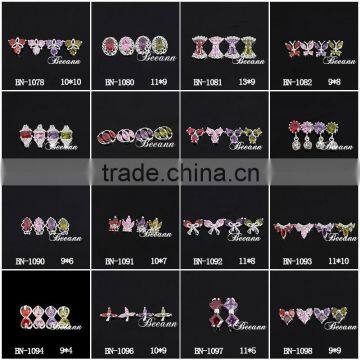 2016 wholesale AAA high quality cubic zircon stone 3D rhinestone cubic zircon nail art