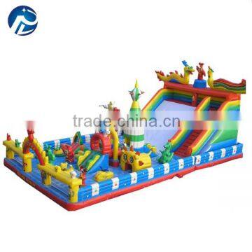 2014 gaint inflatable park amusement equipment inflatable sliding bouncer