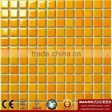 IMARK China Manufacturing Colored Porcelain Mosaic Tile With Polished Surface For Swimming Pool Decoration