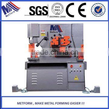 combined punching and shearing machine,punching cutting motching Hydraulic Iron Worker,steel ironworker