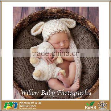 Winter White Lovely Lamb Style Baby Crochet Hat Wholsale