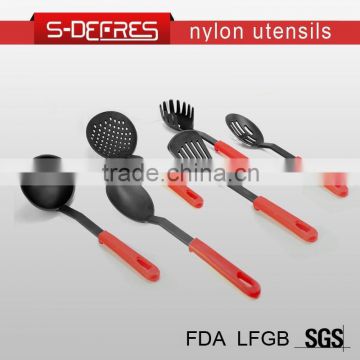 Cooking daily tools 6pcs durable nylon utensils set