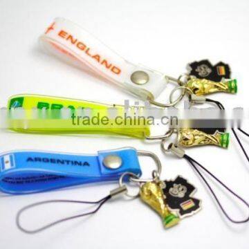 fancy plastic mobile phone strap, beautiful phone strap