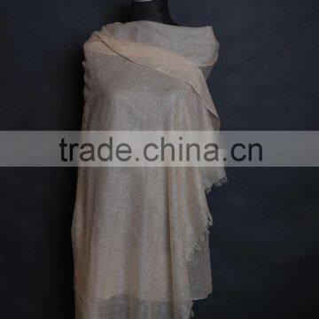 Soft and Light Camel Cashmere Scarf photo-4