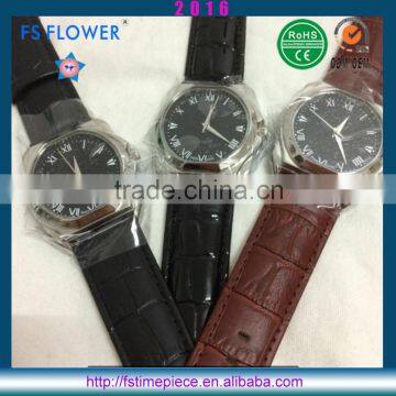 FS FLOWER - 38 mm New Design Stainless Steel Case 316L Quartz Watch Men 2016