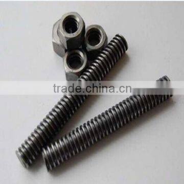 thread rod and threaded rod with hole