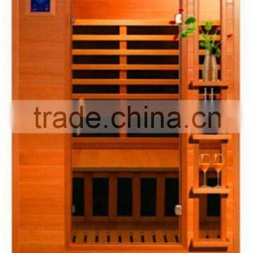 2 person far infrared sauna steam generator canada hemlock carbon nano heater