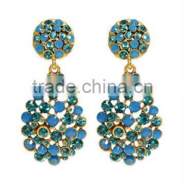 2014 hot sale pave bouquet earrings