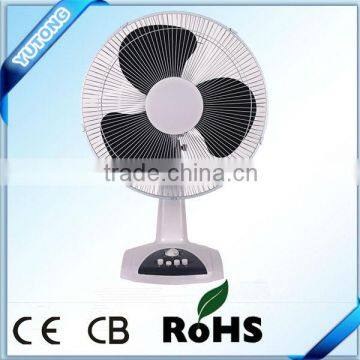 16"plastic air cooling high powerful electrical table fan