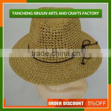 Straw Hat Cowboy Cap