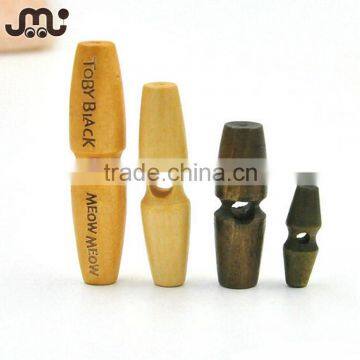 wholesale fashion clothing parts wooden antique buttons