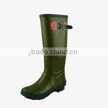 2013 fashion women natural rubber rain boots