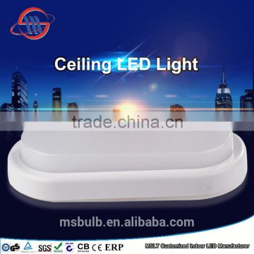 Haining factory 10w 15w LED oval ceiling light IP44