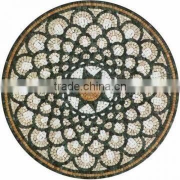 foyer tile round mosaic medallion floor patterns