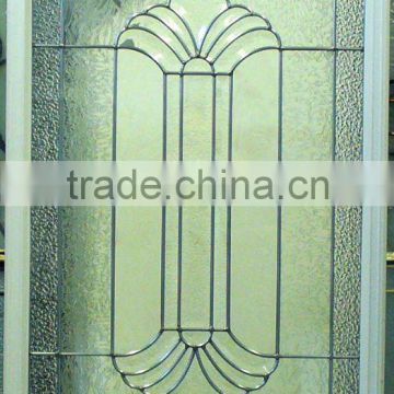 triple panels decorative glass