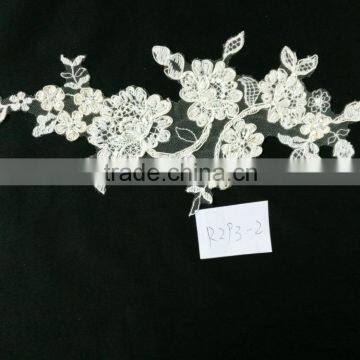 Embroidery cheap fabric lace wedding dress lace suppliers