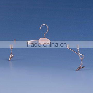 Gold Metal Hanger With Clips for Bikini Clothes photo-5