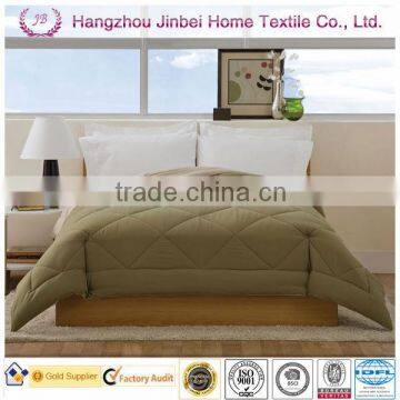 Sage-tan Down Alternative quilt/Microfiber duvet/polyester comforter