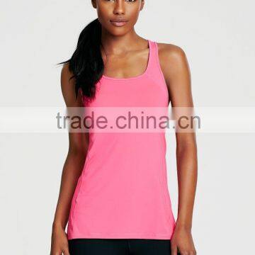 Cross Stripes Custom Logo Yoga Tank Tops Yoga Sports Wear photo-3