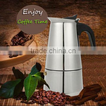 300ml Stainless Steel Coffee Maker Pot / stainless steel hot pot / Moka Espresso Latte Percolator Stove