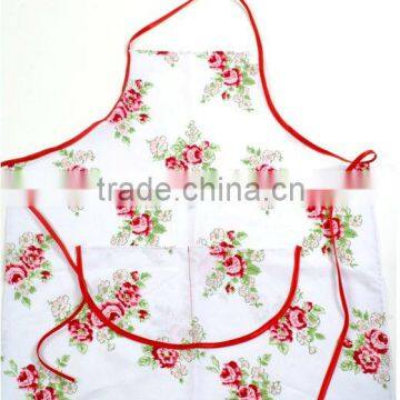 new design printed cute waist apron for cooking