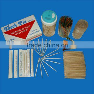 wooden dental toothpicks