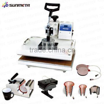 CE approved 8 in 1 combo heat press machine, sublimation machine