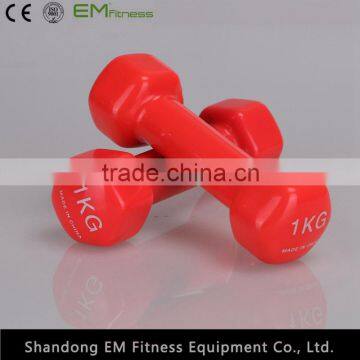 dezhou gym equipment rubber dumbbell