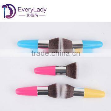 Nylon hair kabuki brush flat top makeup brush free sample