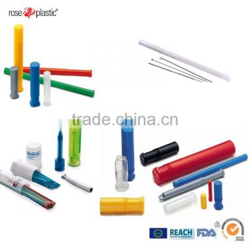 PP transparent PVC clear PE colorful plastic twist labelling print plastic high speed steel drill packaging tube Twist Pack DP