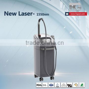 Face acne scars and skin tightening treatment machine 1550nm Erbium glass laser beijing fogool