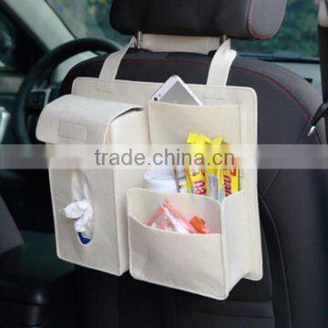 Cotton Waterproof Large Padded Pet Travel Car Seat Cover , Foldable Black Car Cat Dog Pet Seat Cover