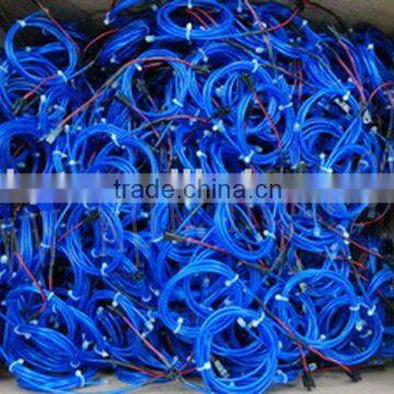 2meters 2.3mm blue el wire and 3v inverter