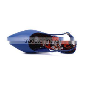 Blue Shoes Made in China Heels Oullis Shoes 2016 PL1700