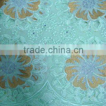 Newest Swiss Lace cotton voile lace for dress 65-3