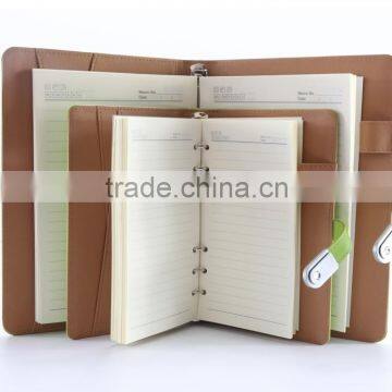 A6 Magnetic USB Lock Custom Notebook With USB photo-5