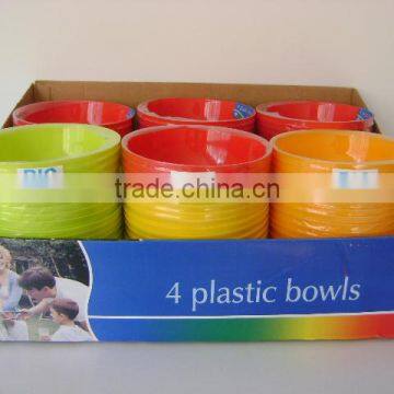 4PK Plastic bowl TG1003EG