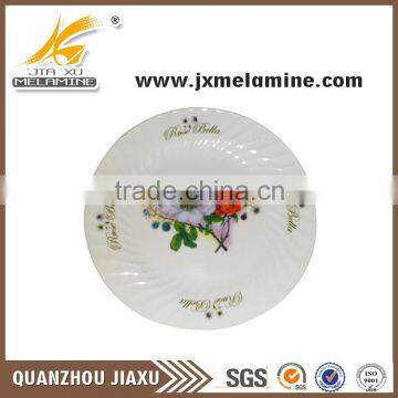 10.5"restaurant melamine plastic round plate