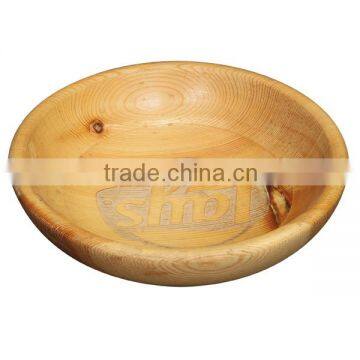 Dining Eco Friendly FSC Food Grade Decoration Craft Wooden Bowl photo-2
