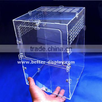 wholesale acrylic organic glass geometric glass terrarium