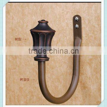 Decorative Ancient Iron Curtain Rod Holder