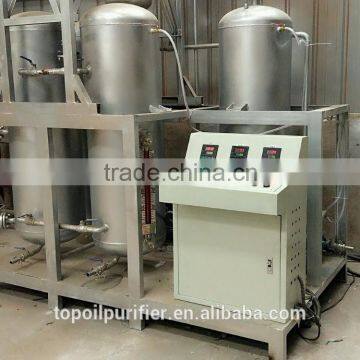 China TOP manufacture dirty waste oil purification equipment combined with latest distillation technology, less operation cost