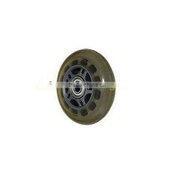 Light Duty Top Polyurethane(PU) Round Hole acrylic chair casters