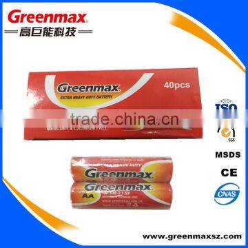 Carbon Zinc Battery R6 AA 1.5V Dry Battery photo-4