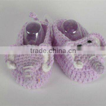 2015 new season 100%cotton hand infant crochet booties baby 3D wholesale sock