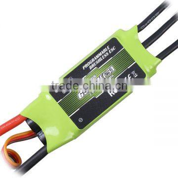 2-6S Lipo 65A ESC Programable Brushless Speed Controller with SBEC 5A ESC For RC Helicopter Airplane