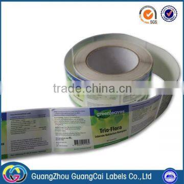 guangzhou health care and food sticker labels